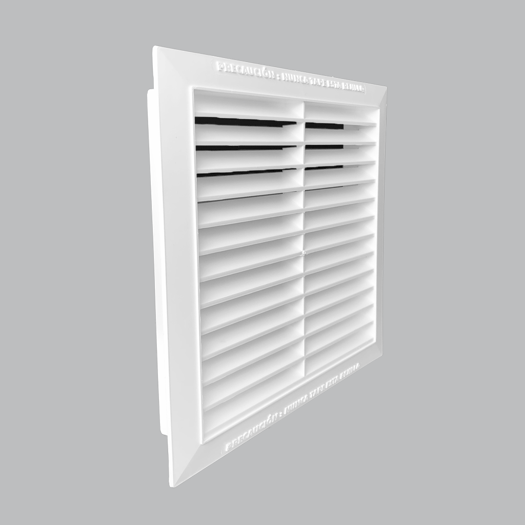 Rejilla ventilación corriente 32x13 cm blanca Silplas